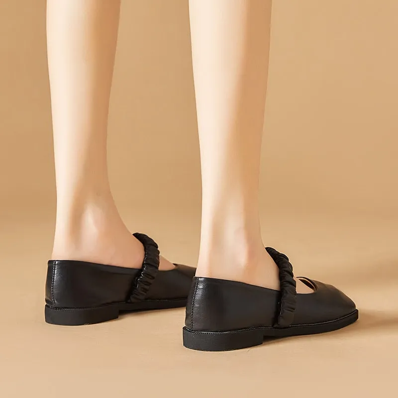 xiangtuibao New Shoes for Women Fashion Concise Casual Loafers Women Comfortable British Style Mary Janes Shoes Convenient Flat Shoes