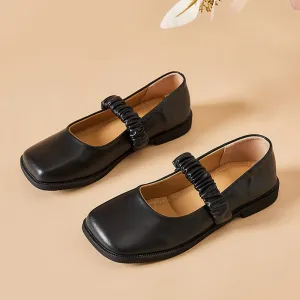 xiangtuibao New Shoes for Women Fashion Concise Casual Loafers Women Comfortable British Style Mary Janes Shoes Convenient Flat Shoes