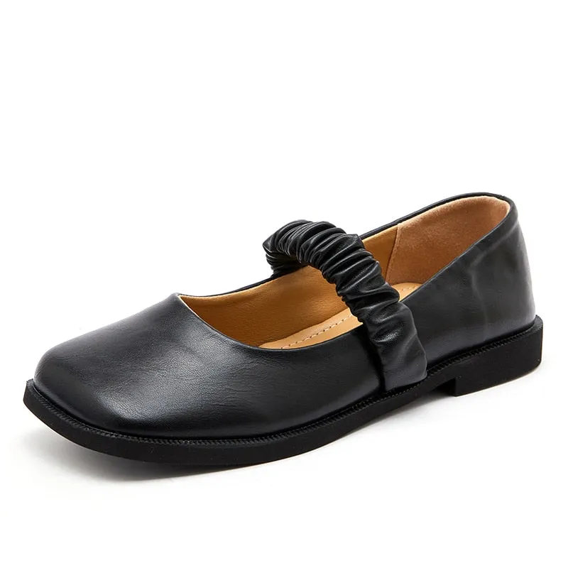 xiangtuibao New Shoes for Women Fashion Concise Casual Loafers Women Comfortable British Style Mary Janes Shoes Convenient Flat Shoes